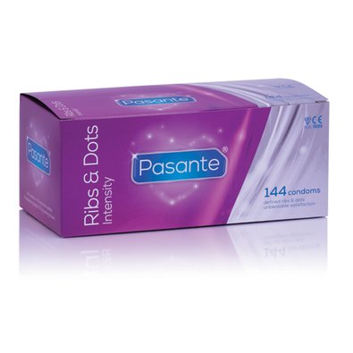 Pasante Ribs & Dots Intensity Kondome 144 Stck
