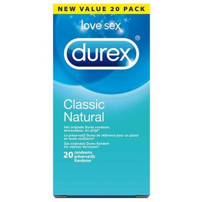 Durex Classic Natural 20 Stück
