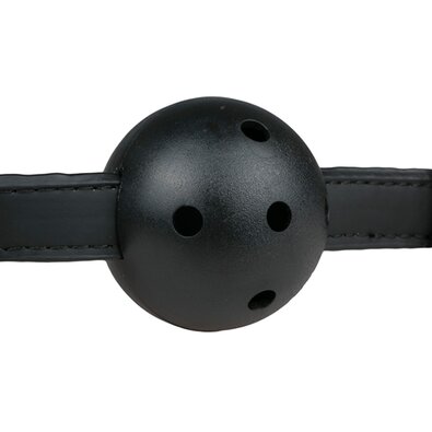Ballknebel mit PVC-Ball - Schwarz