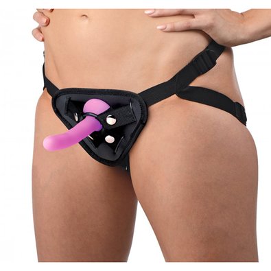 Double-G Deluxe Vibrating Strap-On Kit
