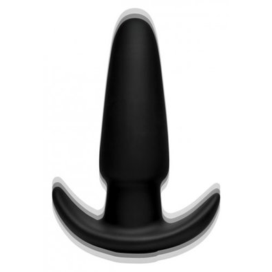 Thump-It Curved Buttplug aus Silikon - Medium