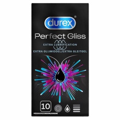 Durex Perfect Gliss-Kondome - 10 Stck
