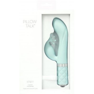Pillow Talk - Kinky Rabbit & G-Punkt-Vibrator - Trkis